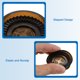 thumbnail image 3 of Uxcell 8pcs Round Rubber Furniture Caster Cups, Transparent (Fit for 0.8 - 1.6 Inch), 3 of 5