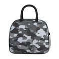 thumbnail image 2 of Insulated Lunch Bag for Women, Floral Print Oxford Fabric Lunch Box, Leakproof Thermal Cooler Tote for Work, School & Picnic, Camo, Camouflage Print, 2 of 5