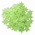 thumbnail image 3 of Yellow 200 Pieces 3D Home Wall Ceiling Glow In The Dark Star With Moon Stickers, 3 of 5