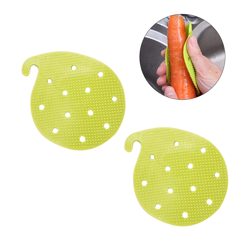 Fruit Vegetable Potato Carrot Veggie Scrubber Protect Brush Wash Dirt Clean F5X6