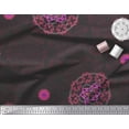 thumbnail image 2 of Soimoi Moss Georgette Fabric Sacred Geometry & Filigree Damask Printed Fabric 1 Yard 42 Inch Wide, 2 of 3