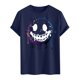 thumbnail image 4 of Top de Manga Corta, Hombre Casual Impreso Cuello de la Tripulación Camiseta, Manga Corta Blusa de Verano Poliéster, 4 of 9
