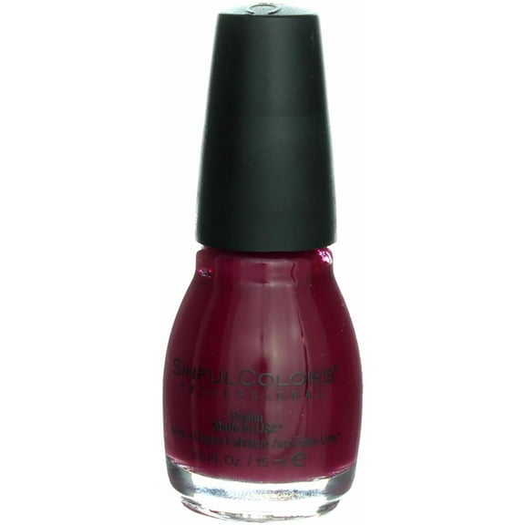 2 Pack - Sinful Colors Professional Nail Polish Enamel, Berry Charm 0.50 oz