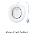 thumbnail image 4 of Naiovety Bidet plegable Bañeras profesionales Masaje Sit Bath Baño portátil Inodoro medicado Bañera de descarga para ancianos embarazadas Juegos de accesorios de baño Blanco Gris, 4 of 6