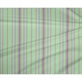 thumbnail image 4 of oneOone Tissu Lycra Polyester Imprimé à Rayures Verticales par la Cour 56 Pouces de Large, 4 of 4