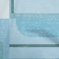 thumbnail image 1 of oneOone Silk Tabby Light Blue Fabric Geometric Abstract Random Shapes Sewing Material Print Fabric By The Yard 42 Inch Wide, 1 of 4
