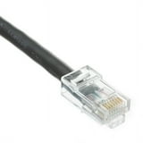 CableWholesale Cat5e Black Ethernet Patch Cable, Bootless, 7 foot ...