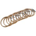 thumbnail image 1 of LOVEVER 12 Pieces 4 Inch Embroidery Hoops Set Bulk Bamboo Circle Hoop Round Ring, 1 of 8