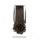thumbnail image 4 of Minnieouse Peluca de cola de caballo, pelucas realistas de fibra de alta temperatura, peluquín rizado Artificial, resistente al calor, Invisible, sin Cuidado del cabello Marron oscuro, corto 38 cm Minnieouse CE014651-07, 4 of 6