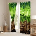 thumbnail image 3 of Castle Fairy Pixelated Miners Black Out Curtains,Gamer Curtains Pack of 2 (42x63 Each), 3 of 6
