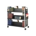 thumbnail image 2 of Safco Scoot Double Sided 6 Shelf Book Cart, 2 of 4