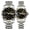 gold black couple, variant on Women Men Couple Calendar Week Diamond Vintage Japanese Automatic Self-Winding Mechanical Wrist Watch Tungsten Steel Sapphire Crystal Waterproof Luminous Clock