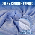 thumbnail image 4 of LETOM Premium Comfort Blue Waves Breathable Cooling Blanket, Twin, 4 of 6