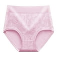 thumbnail image 2 of Xunlbb Underwear for Women Plus Size,Women's Large Size High Waist Panties Fashionable Sexy Women's Panties (Pink XL) on Clearance, 2 of 4