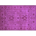 thumbnail image 1 of Ahgly Company Indoor Rectangle Oriental Purple Industrial Area Rugs, 4' x 6', 1 of 4