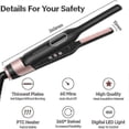 thumbnail image 4 of Kipozi Pencil Flat Iron, Small Flat Iron For Short Hair And Pixiecut, 0.3 Inch Titanium Beard Hair Straightener With Variable Temperature, Dual Voltag, 4 of 5