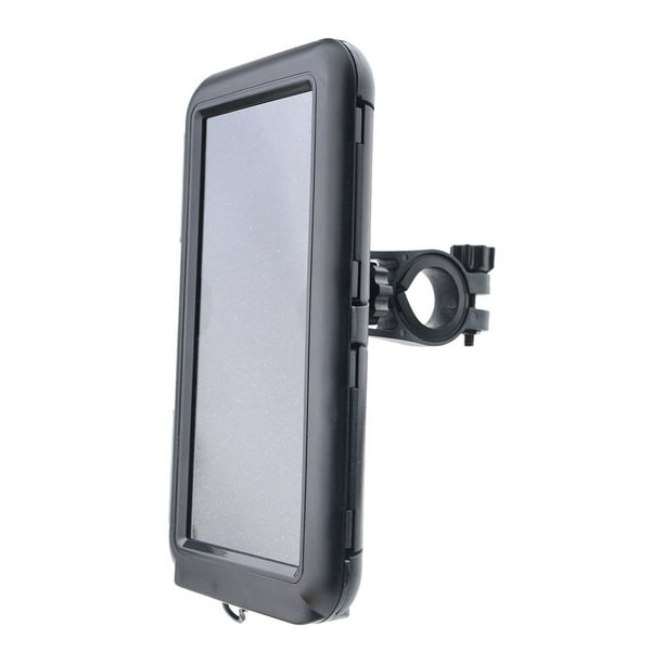 Bolsa porta teléfono Waterp.roof para bicicletas Scooters eléctricos y motocicletas Soporte de navegación impermeable con espejo retrovisor