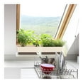 thumbnail image 3 of 1Pack Self Watering Planter Pot,12x3.8x4.6In Resuable Window Box Planter for Home,QZS Rectangle Vegetable Box with Tray for Patio,Garden, 3 of 6
