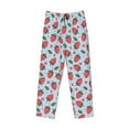 thumbnail image 4 of Goofa Strawberries Printed Soft Pajama Pants for Men, Wide Leg Comfy Casual Lounge Yoga Pants-Small, 4 of 9