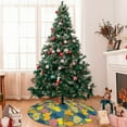 thumbnail image 7 of Picia Retro Boho Elephants Print Christmas Tree Skirt , Christmas Tree Skirt Ornaments for Merry Christmas Holiday Party Decorations Indoor Outdoor-48", 7 of 7