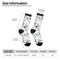 thumbnail image 2 of Rocae Bicycle for Adult Socks Casual Athletic Stretchy Loose Socks for Women Men Non-Slip Middle Tube Socks, 2 of 6
