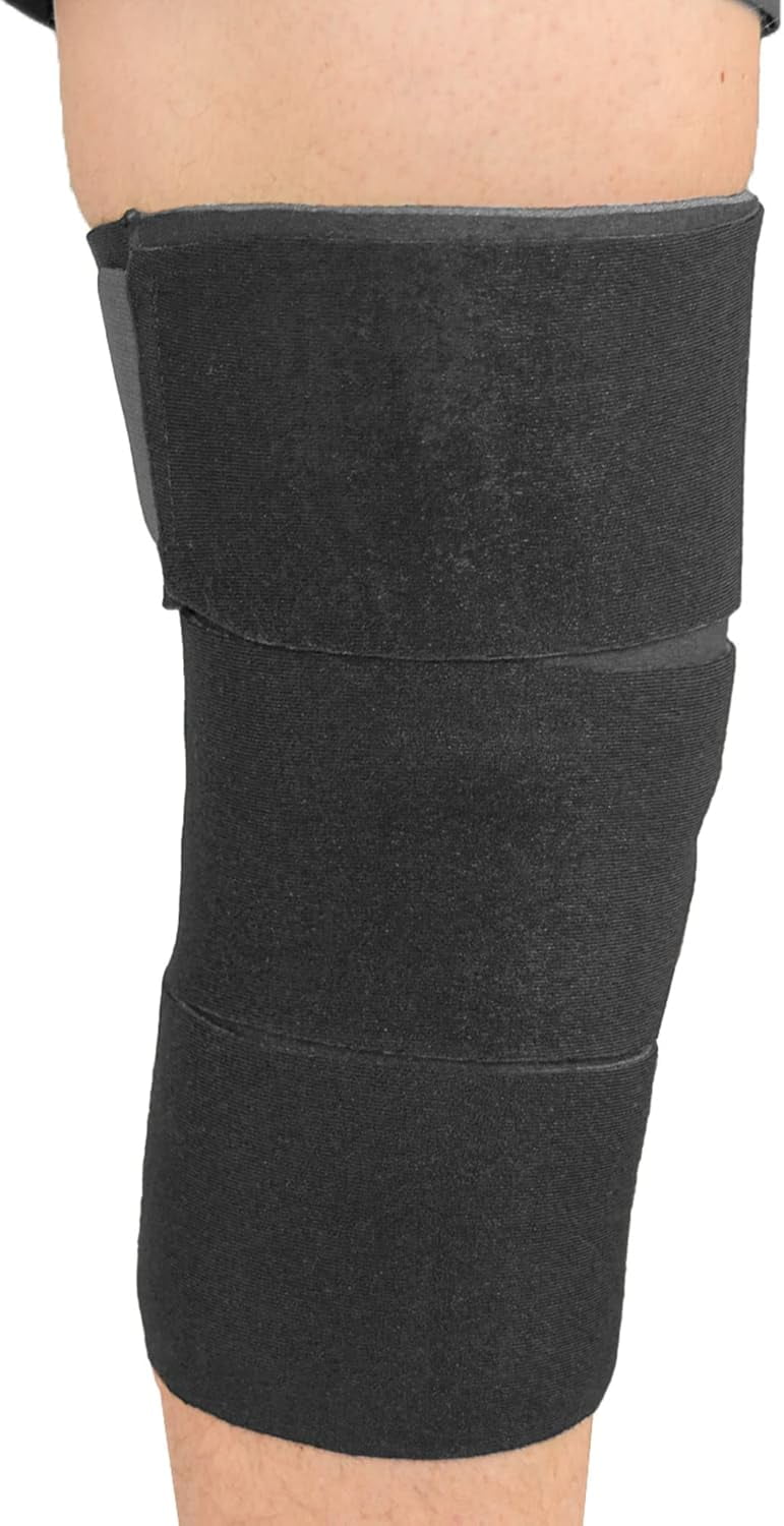 Ezy Wrap Knee Cold Therapy Compression Wrap – Hot or Cold Body Wrap for Knee Pain Relief – Patented First Gel & First Ice Pack Wrap – Knee Injury & Surgery Recovery Medical Wrap