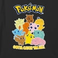thumbnail image 2 of Girl's Pokemon Colorful Gotta Catch 'Em All Group Graphic Cropped T-Shirt Black X Small, 2 of 3