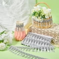 thumbnail image 4 of 1Card 12M Filigree Polyester Lace Fringe Trim Tassel Lace Ribbon for Clothing Accessories Gainsboro 2-1/8 inch(55mm) 13.12 Yards(12m)/Card, 4 of 6