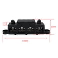 thumbnail image 4 of Perno Cableado Hugtrwg Alta Corriente Barra Colectora Bloque Distribución 4 Postes Negro, 4 of 9