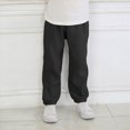thumbnail image 2 of Gibobby Boys Pants Boys Athletic Pants Sweatpants Soft Jogger 3T 4T 5T 6T 7T Pants With Pockets Elastic Waist Drawstring For Kids School Sports Little Boys Winter Pants(2-3 Years,Black), 2 of 6