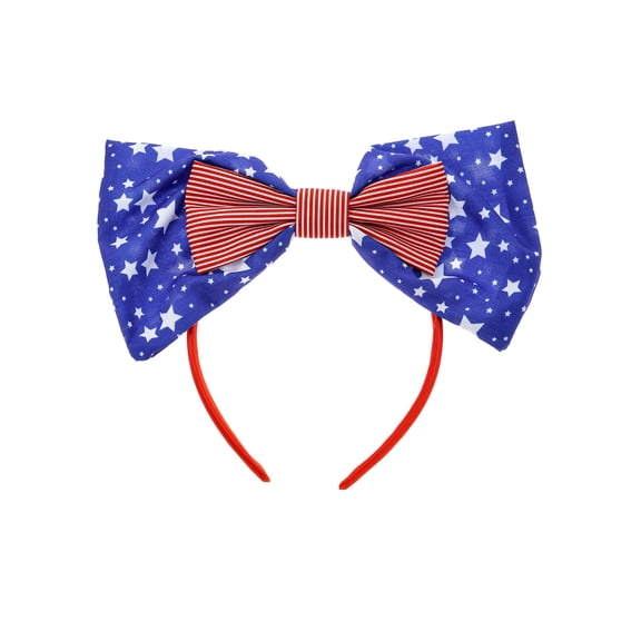 Way to Celebrate Americana Patriotic Bow Headband