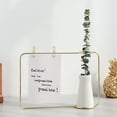 thumbnail image 2 of Coofit Photo Frame Set Metal: Nonskid Minimalist Picture Display Stand Desk Vase Frame, 2 of 10