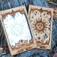 thumbnail image 4 of Espejo de tarot de madera, carta del tarot Sol XIX, decoración del hogar, espejos de cartas del tarot, calidad superior, 4 of 11