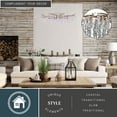 thumbnail image 2 of Rainier 6L Silver Linear Crystal Waterfall Linear Chandelier Island Pendant Light Fixture, 2 of 8