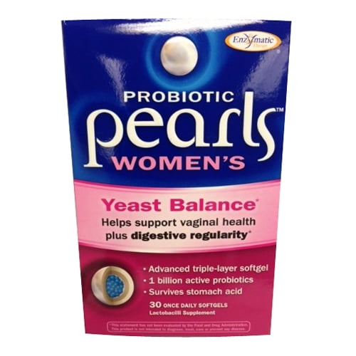 Probiotic Pearls Womens Yeast Balance Softgels 30 Ea