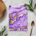 thumbnail image 4 of DesignSkinz Purple Marble & Digital Gold Foil V1 Full-Body Skin Decal Wrap Cover for iPad Pro 11” 1st Gen (A1980/A1934/A2013/A1979), 4 of 4