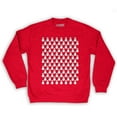 thumbnail image 1 of Function - 8 Bit Snowman Pattern Men's Fashion Crew Neck Sweatshirt, 1 of 1