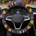 thumbnail image 3 of Yuyamidu Southwest Aztec Steering Wheel Cover Sunflower Automotive Steering Wrap Accessories for Most Vehilces Warm Steering Wheel Protector, Purple, 3 of 7