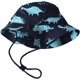 thumbnail image 5 of RV (Dinosaurio azul) Sombreros para niños, sombreros de playa de algodón resistente a los rayos UV para niños y niñas, cordón ajustable Rojo Verde, 5 of 5