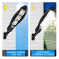 thumbnail image 3 of Bewildely Lámparas de detección solar, luz impermeable, Control remoto, jardín, brillante, ajustable, recargable, paisaje, patio, hogar Iluminación y accesorios W778B Bewildely HA073607-03, 3 of 6