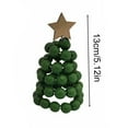 thumbnail image 6 of Opvise Spiral Wooden Christmas Tree with Star Topper – Eco-Friendly Beaded Holiday Decor for Home, Office, or Party – 7 Color Options, 6 of 8