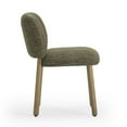 thumbnail image 6 of Foxy Olive Green Textured Fabric Dining Chair, 6 of 8