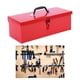 thumbnail image 4 of Caja de herramientas de mano, caja de herramientas de hierro, cierre de pestillo, mango ergonómico, de herramientas de fácil acceso, caja de, 4 of 8