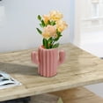 thumbnail image 3 of Eoozwa Plastic Vase, Cute Flower Vases, Cactus Small Vase for Flowers, Decorative Unique Vases for Centerpieces Home Living Room Dining Table Office Decor, 3 of 6