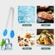 thumbnail image 4 of Pinzas de silicona de acero inoxidable para minicubitos de hielo, cubitos de café, pinzas para alimentos, pinzas para hielo, 4 of 6