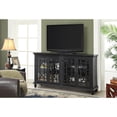 thumbnail image 2 of Coast To Coast Imports Edwardsville Texture Black Four Door Credenza, 2 of 3
