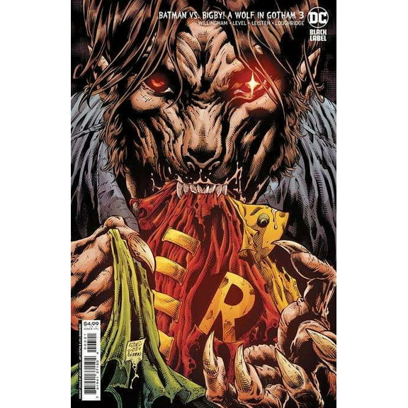Batman Vs. Bigby! A Wolf in Gotham #3A VF ; DC Comic Book
