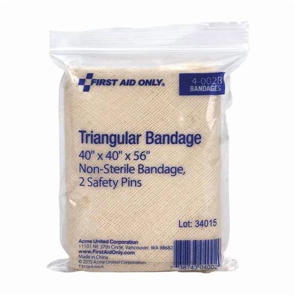 First Aid Only Bandage, Flesh, No, Muslin Blend 4-002B