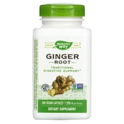 Nature's Way - Ginger Root 1100 mg. - 240 Vegan Capsules
