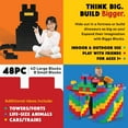 thumbnail image 4 of BiggoBlocks Extra Large Durable Plastic Jumbo Building Blocks Set for Children Ages 3-8 (48 Pieces), 4 of 9